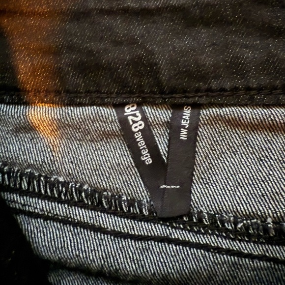 Nine West Women’s Jeans Size 8 Average Straight Leg Mid Rise Classic Black - Picture 4 of 13